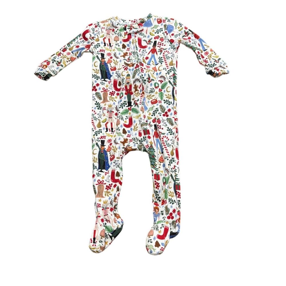 Pottery Barn Rifle Paper Co. Nutcracker Organic Baby Pajama Size 3-6 month